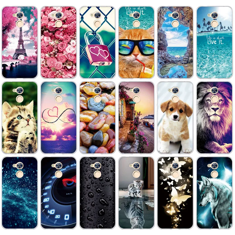 

Soft Silicone 5.0" for Huawei Honor 6A Case Cover DLI-TL20 TPU Painted Phone Back Protective Case FOR Huawei Honor 6A Cover