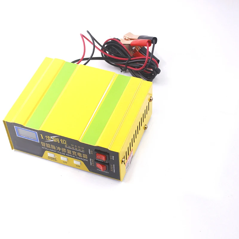 12 V 24V смарт двигатель автомобиля зарядное устройство Вольт литий ионный
