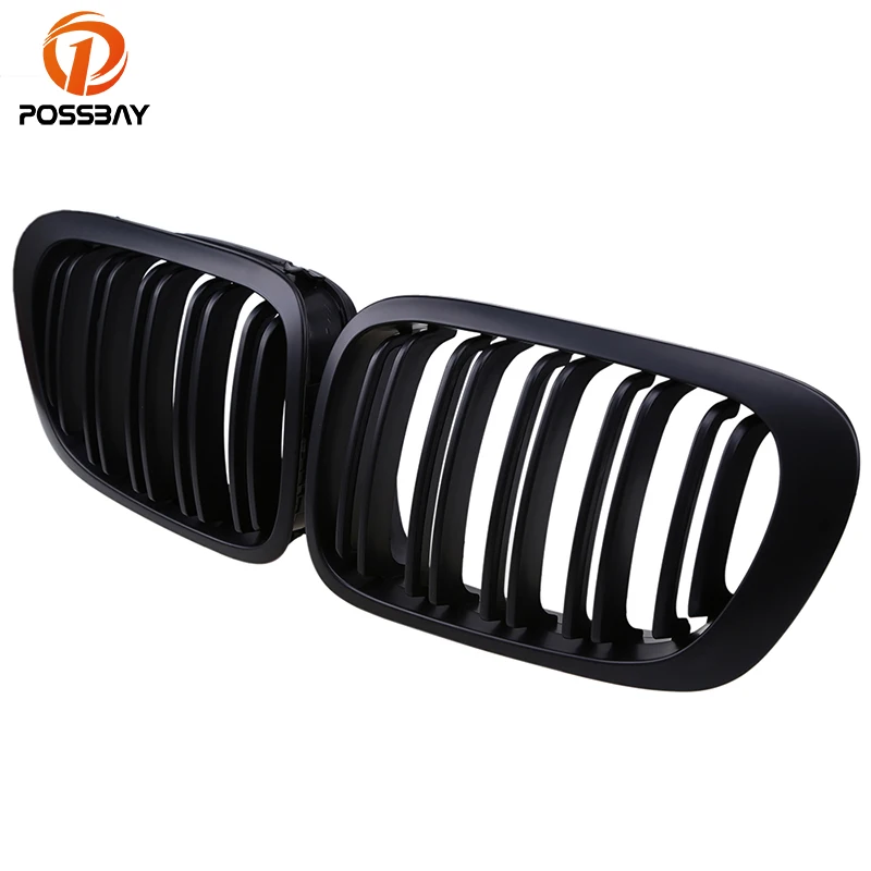 Решетки POSSBAY матовые черные для BMW 3 Series E46 316Ci/318Ci/320Ci/323Ci Coupe 1999 2003|grill vent|racing grillblack grill