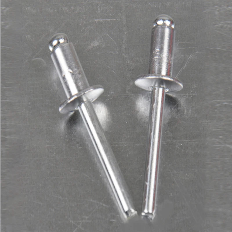 GB12618 100 шт M4.8 поп заклепки rivetti Alu стальная купольная головка глухая заклепка remaches