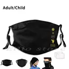 Маска Pilot-One, цвет желтый, фильтр Pm2.5, моющийся, для взрослых и детей