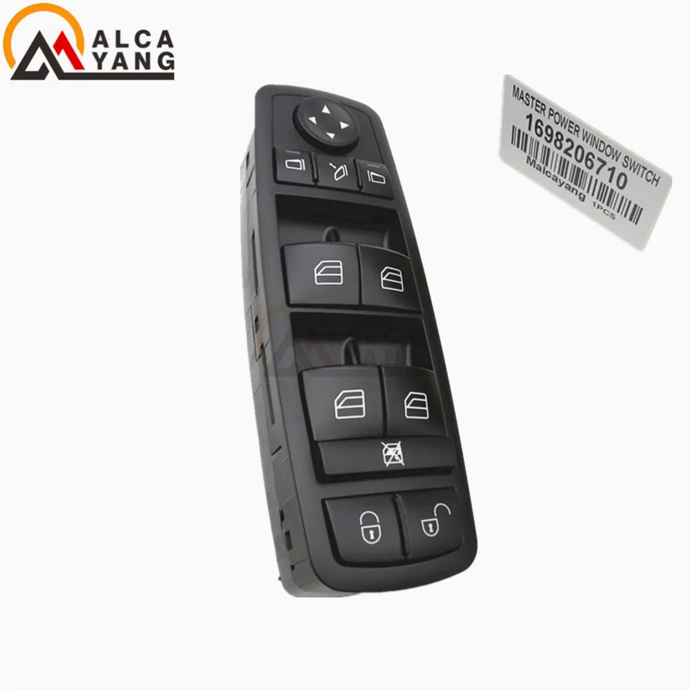 Новый черный электрический выключатель управления для окна 1698206710 Mercedes Benz W169 A Klasse