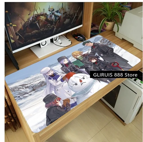 Коврик для мыши Vladilena с аниме 86-восемьдесят Six Milize Shinei нузен утолщенный игровой