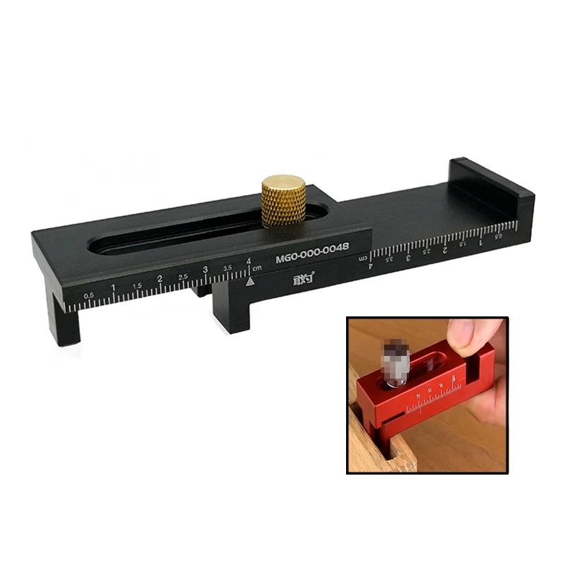 Мини линейка для измерения глубины по дереву из алюминиевого сплава|Запчасти