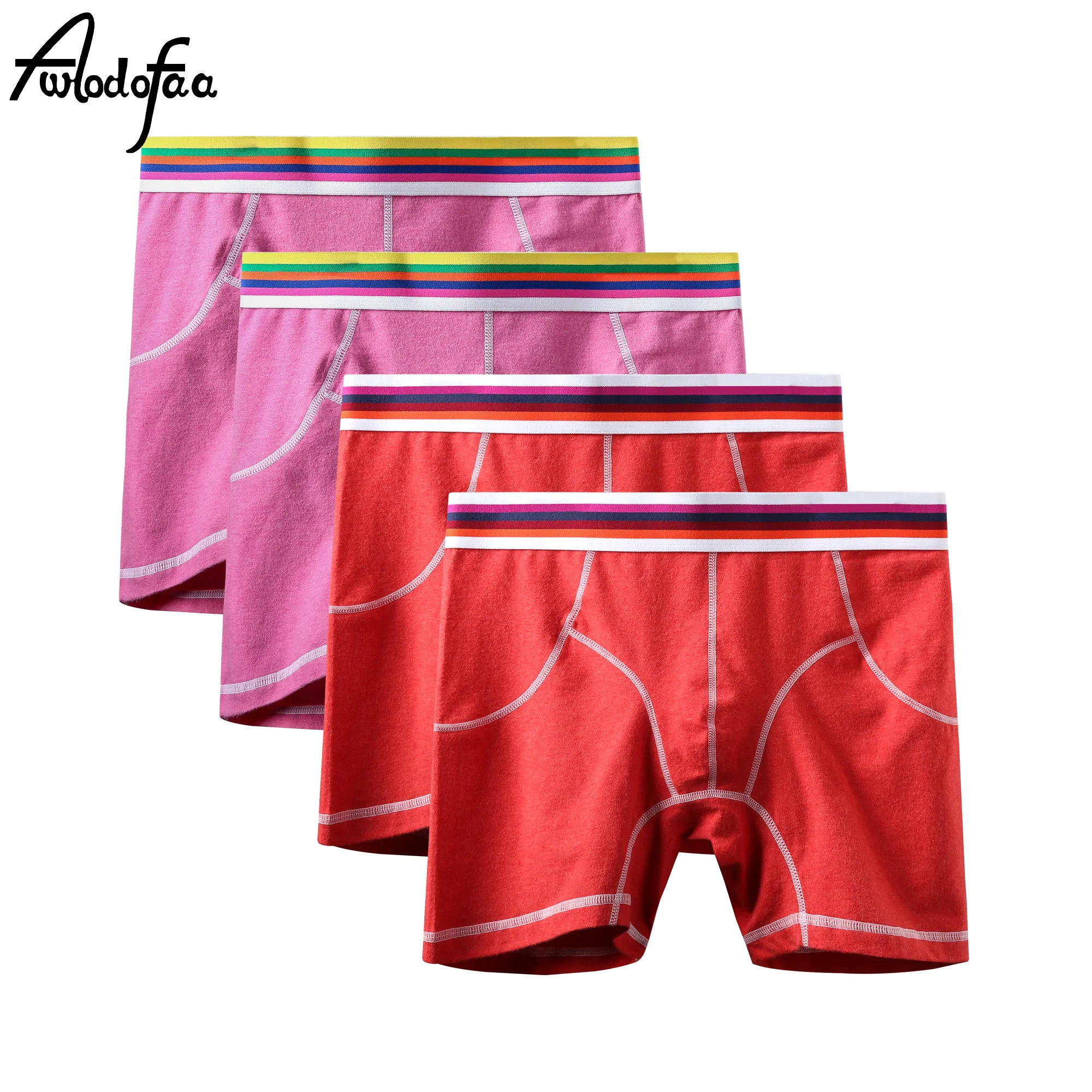 4 шт./лот мужское нижнее белье из хлопка брендовые модные сексуальные мужские