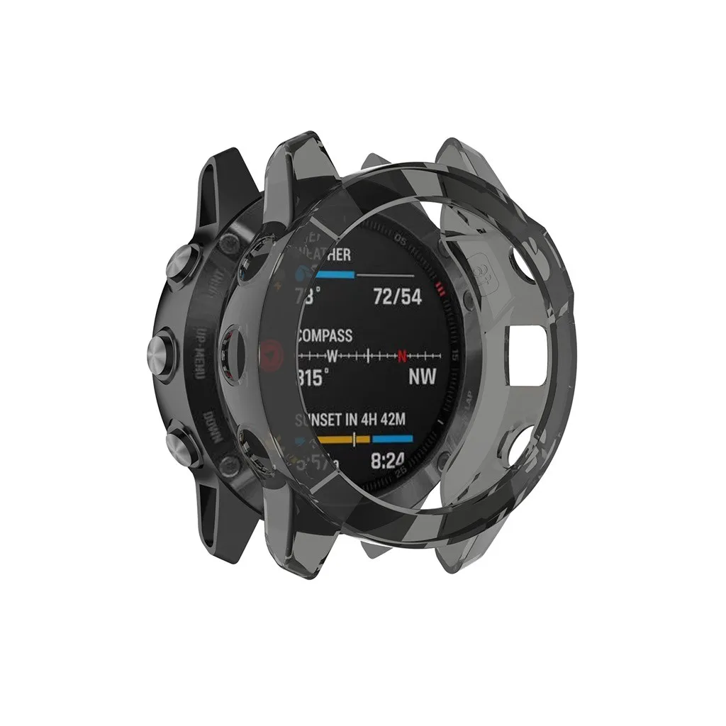 Чехол для Garmin Fenix 6 защитный чехол из ТПУ сменная пленка бампера Спортивная умная
