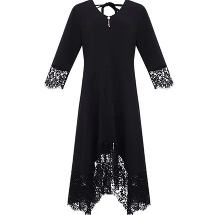 Новинка женское платье летнее сексуальное v-образный вырез кружево необычные