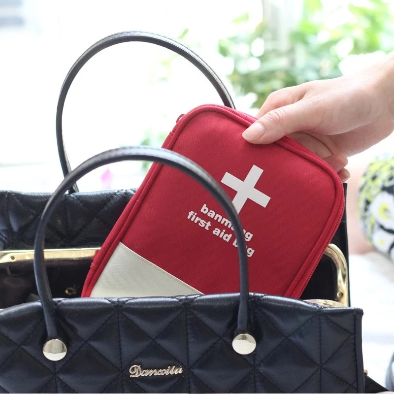 

Portable Mini First Aid Kit First Aid Medicine Storage Bag Outdoor Household Pill Storage Bag First Aid Bag
