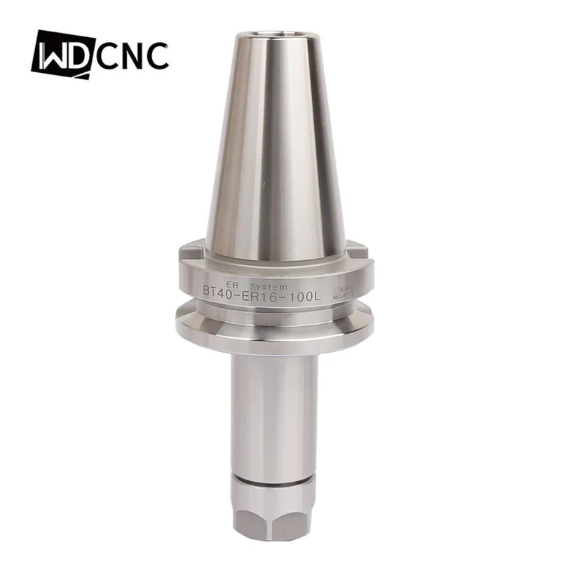 

Цанговый патрон BT30, BT40, ER32, ER25, ER20, ER16, ER11, 60-100L для фрезерного станка с ЧПУ, пружинный, BT-ER