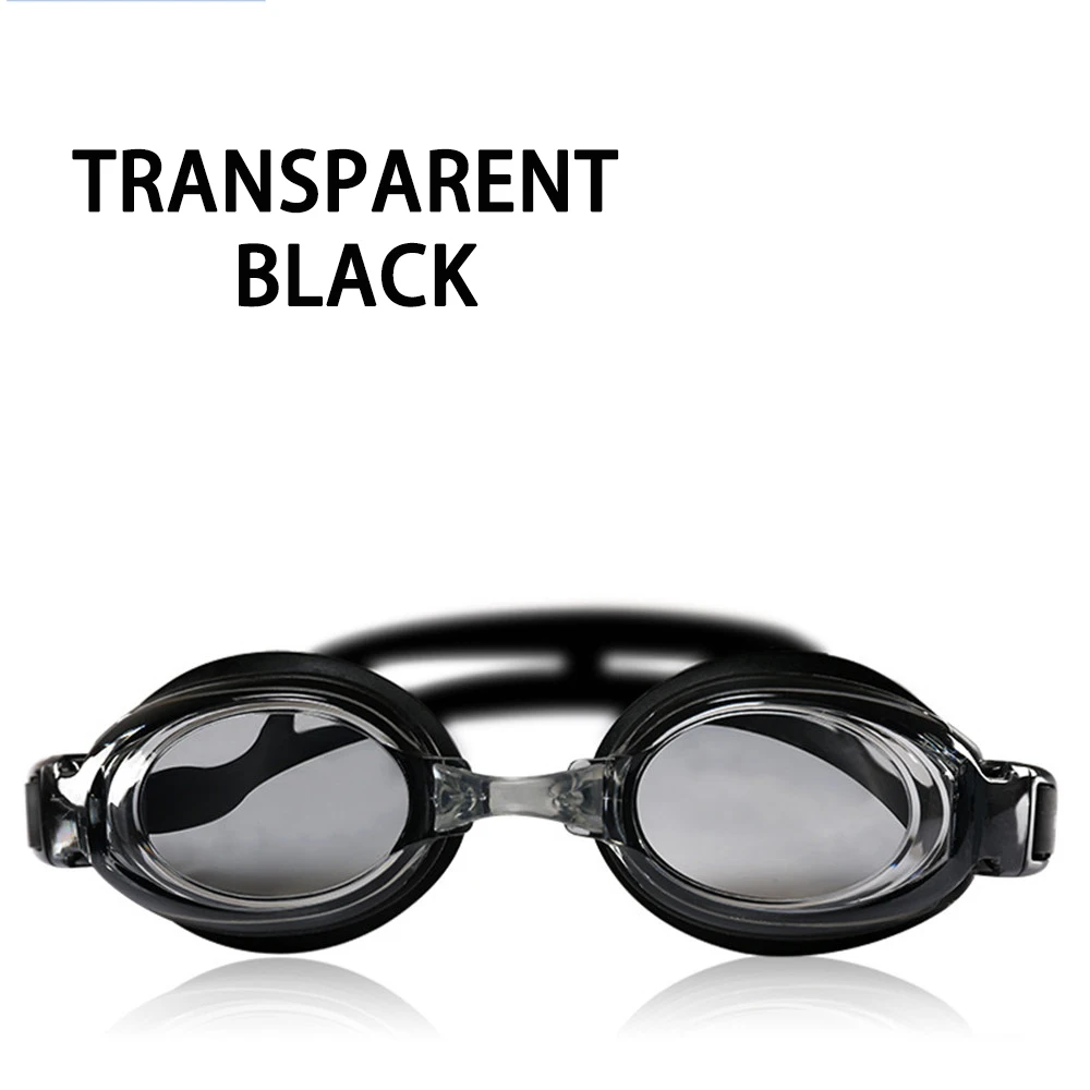 Black Оптические очки для плавания для близорукости, очки для взрослых, очки для плавания, силиконовые, анти-запотевающие, с покрытием, водная диоптрия, очки для плавания, очки для плавания - Цвет: Black