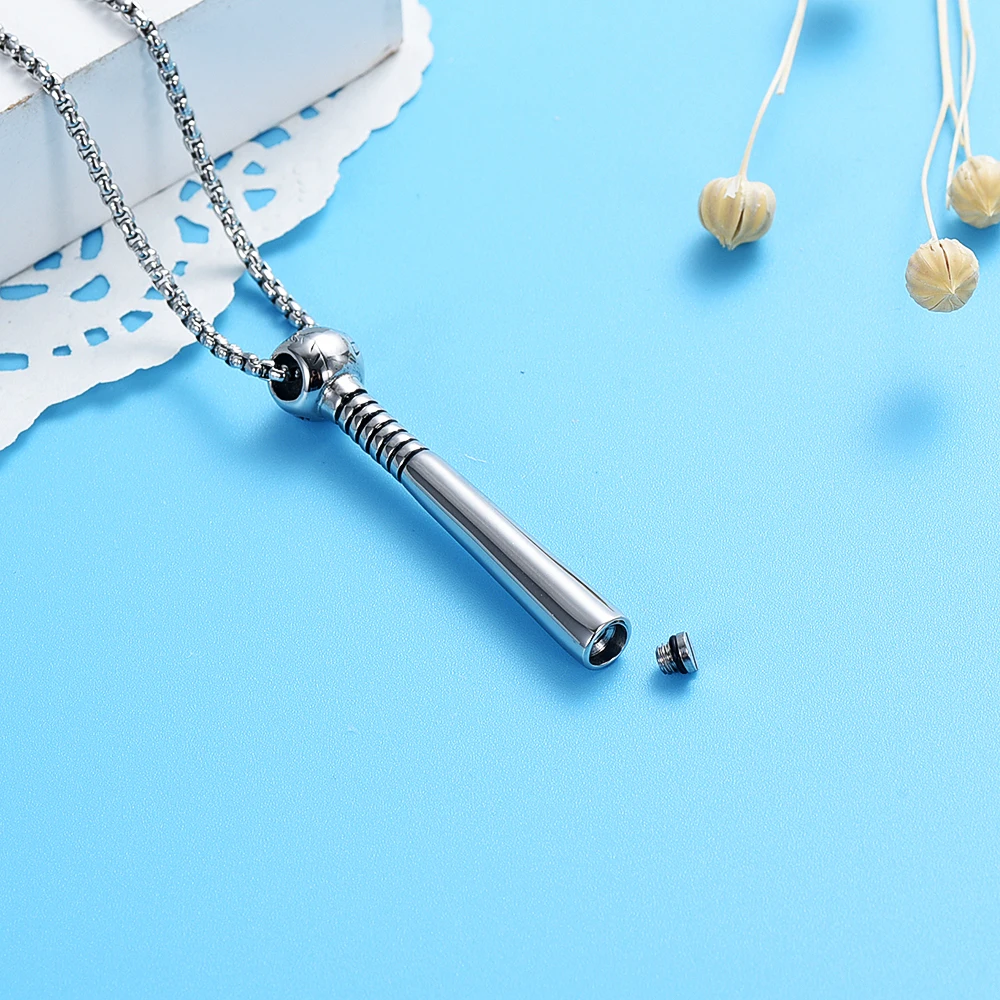 Мужская подвеска в виде бейсбольной биты из нержавеющей стали два стиля |