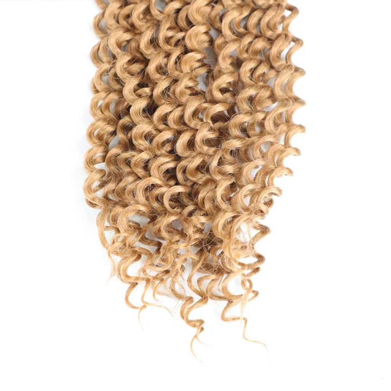 

32 Inch Long Water Wave Crochet hair Synthetic Goddess Braiding Hair Natural Wavy Black Blonde Hair Extensions For Women