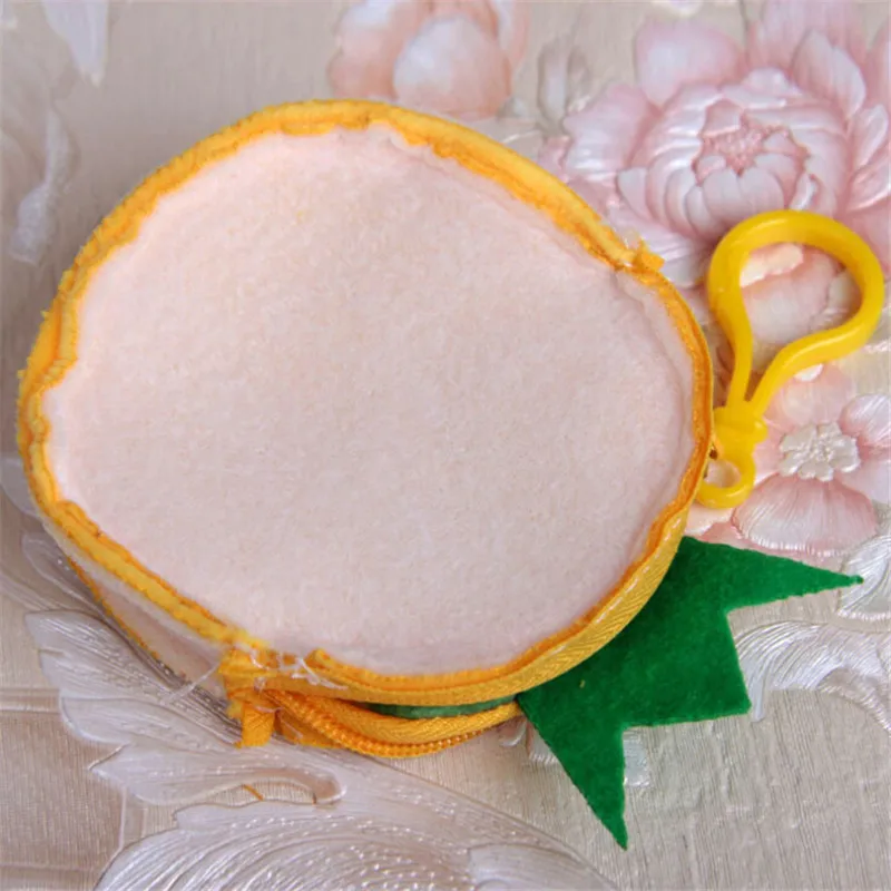 

LKEEP Mini 3D Fruit Coin Bag Ladies Kids Cute Little Purse Apple Watermelon Strawberry Wallet Women Men Key Chain Money Pouch
