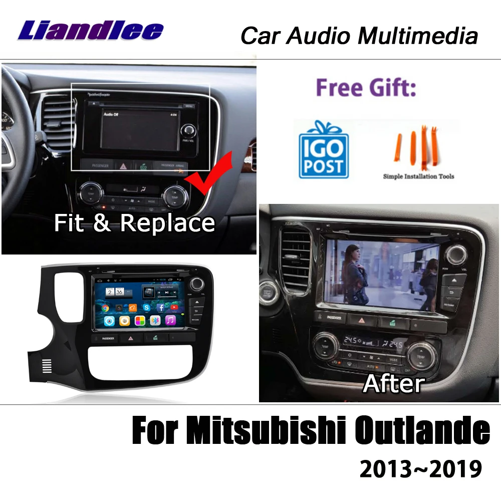 

Автомобильный мультимедийный плеер на Android для Mitsubishi Outlander 2013-2019, стерео радио, DVD-плеер, GPS навигационная система, HD экран