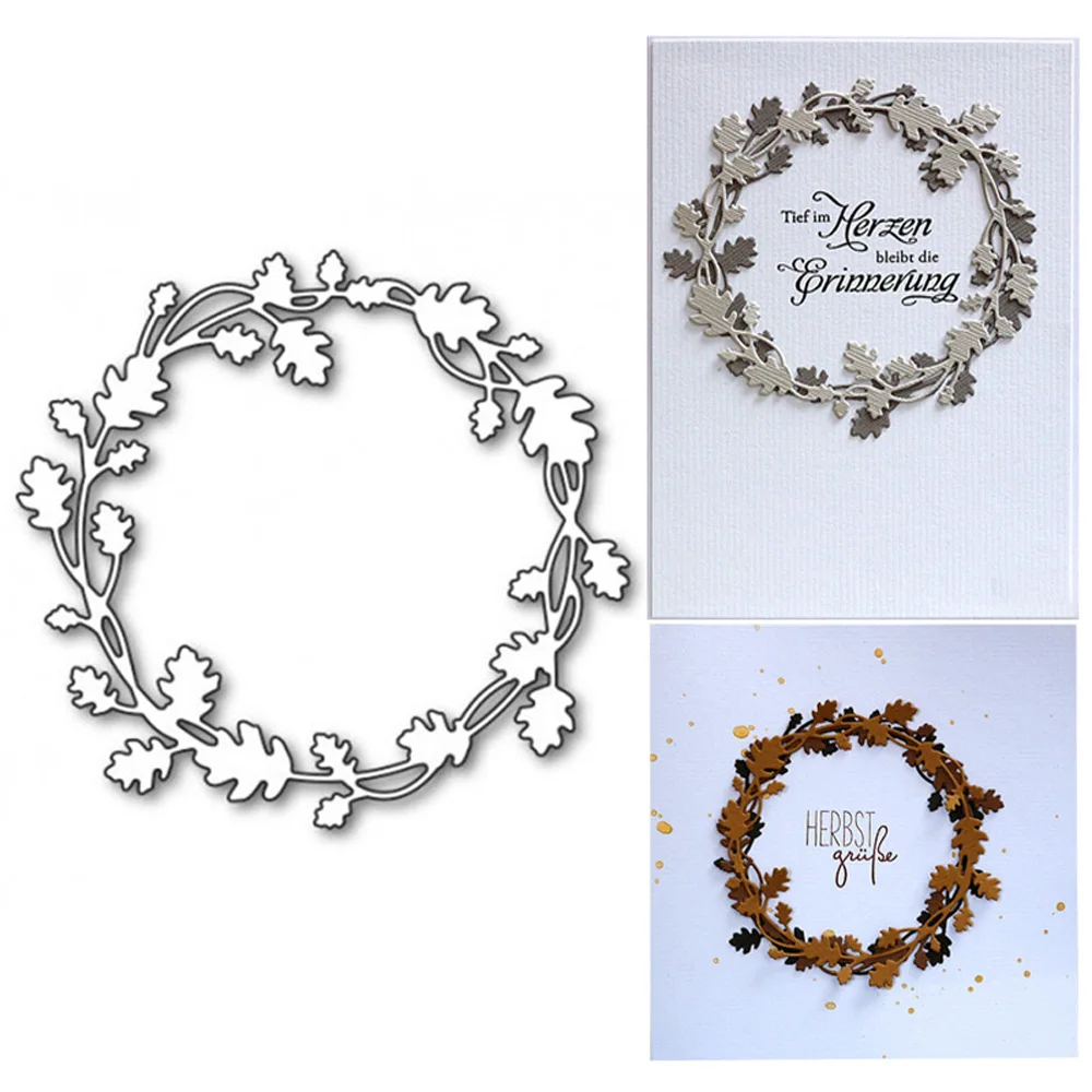 Пресс-формы из металла в виде венка для скрапбукинга | Дом и сад