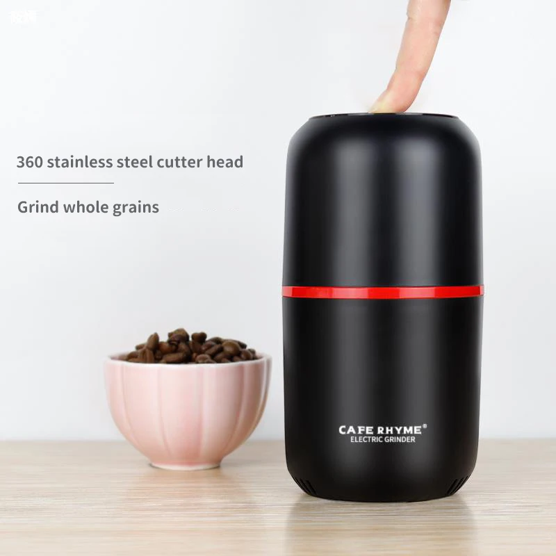 

CAFE RHYME Electric grinder Coffee bean grinder Non-hand grinder coffee grinder Hand grinder coffee bean grinder Household use
