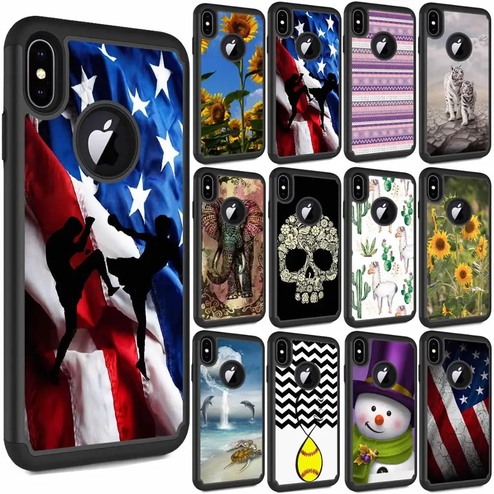 Для Apple iPhone XR (2018) чехол для сотового телефона двухслойный Гибридный жесткий