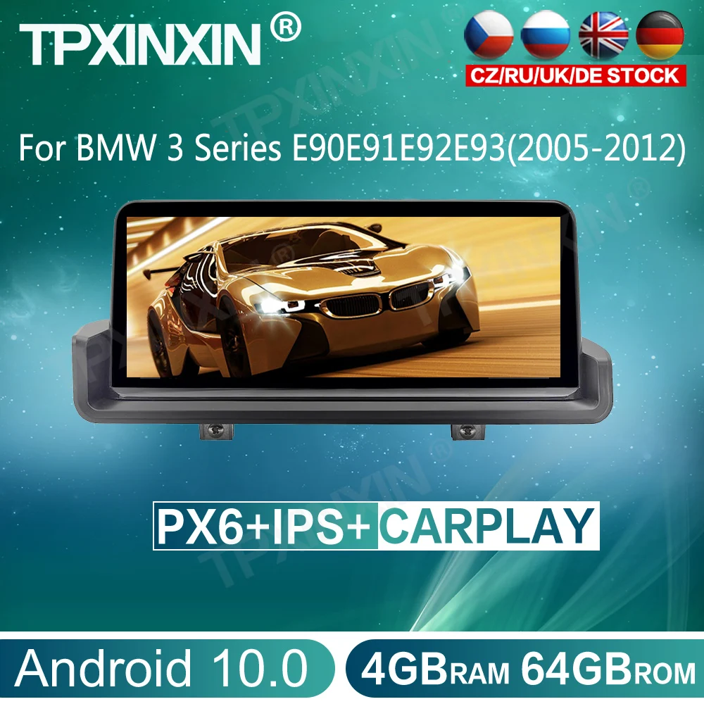 For BMW 3Series E90 E91 E92 E93 2005-2012 Android 10 Car Multimedia Player Head Unit Stereo Radio Tape Recorder GPS Navigation For BMW 3Series E90 E91 E92 E93 2005-2012 Android 10 Car Multimedia Player Head Unit Stereo Radio Tape Recorder GPS Navigation