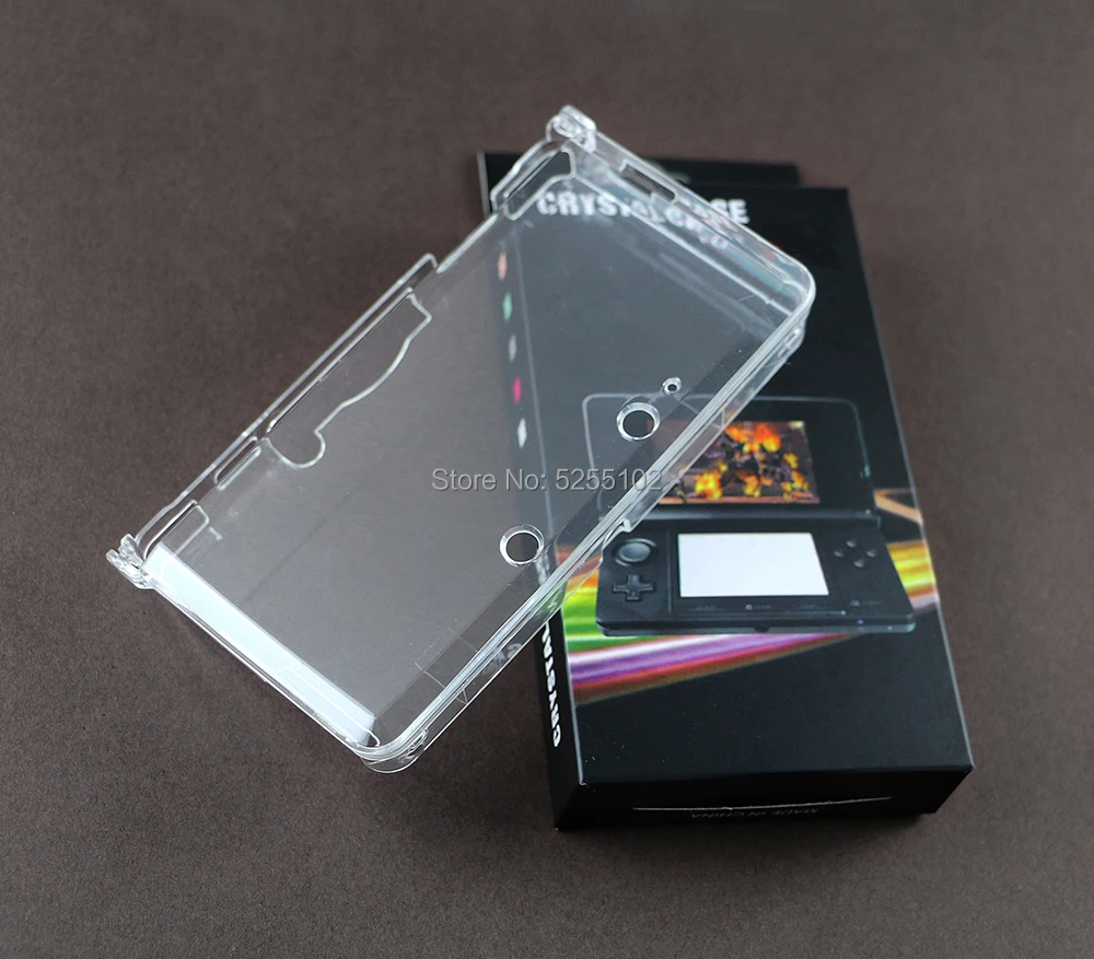 Горячая распродажа Прозрачный Пластик прозрачного хрусталя чехол для 3DS