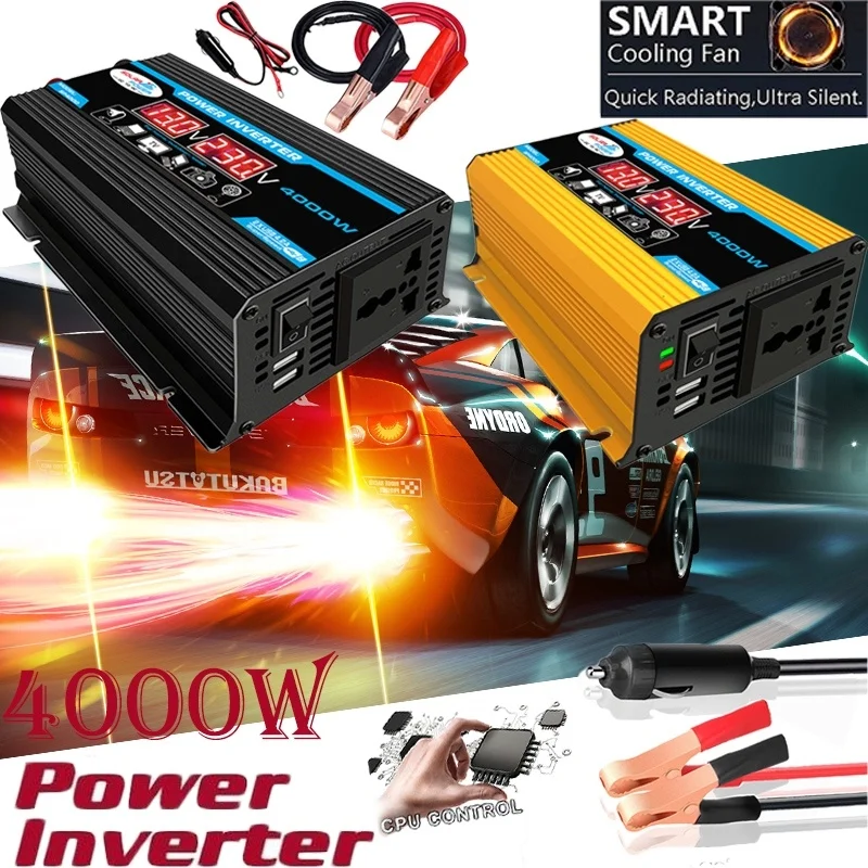 Преобразователь солнечной энергии Peaks Power 4000 Вт постоянный ток 12 В в переменный