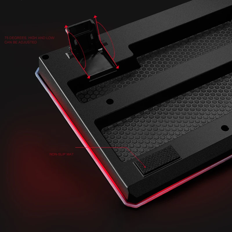 Игровая клавиатура мышь гарнитура коврик для мыши 1600DPI водонепроницаемая