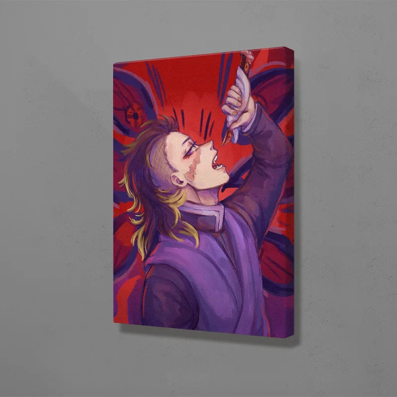 Настенная картина Genya Shinazugawa Kimetsu no Yaiba украшение на холсте Плакаты для гостиной
