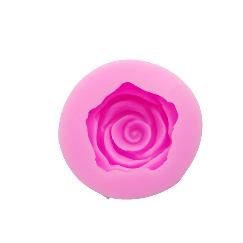 

Flower Bloom Rose Shape Silicone Fondant Soap 3D Cakevorm Cupcake Jelly Snoep Chocolate Decoration Bakken Tool Malls