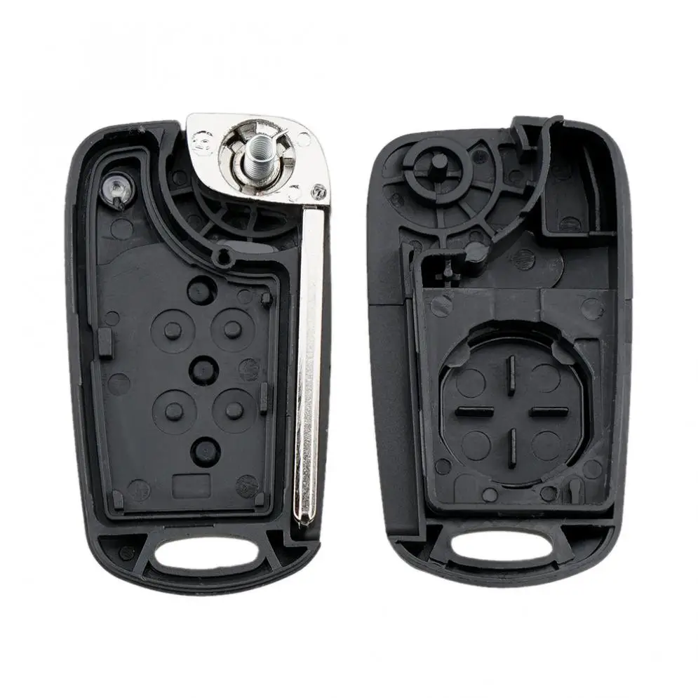 3 Buttons Flip Folding Remote Car Key Case Replacement Blank Fob Shell Fit for Hyundai Solaris 2018 | Автомобили и мотоциклы
