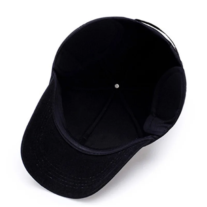 

SHALUOTAOTAO Men's Cap Snapback Winter Thermal Thicken Earmuffs Cotton Baseball Caps Adjustable Size Fashion Leisure Sports Hat