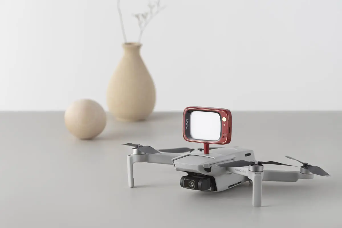 DJI Mavic Mini Snap Adapte прикрепить небольшие аксессуары, такие как светодиодный дисплей или строительные блоки