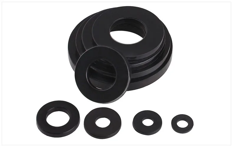 Белая черная нейлоновая пластиковая плоская шайба/Водонепроницаемая