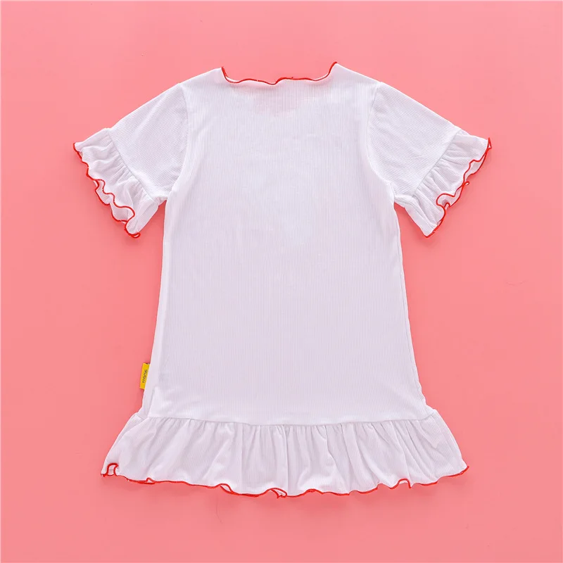 С новыми рисунками из мультфильмов детские рубашки Милая 2021 Летняя Детская