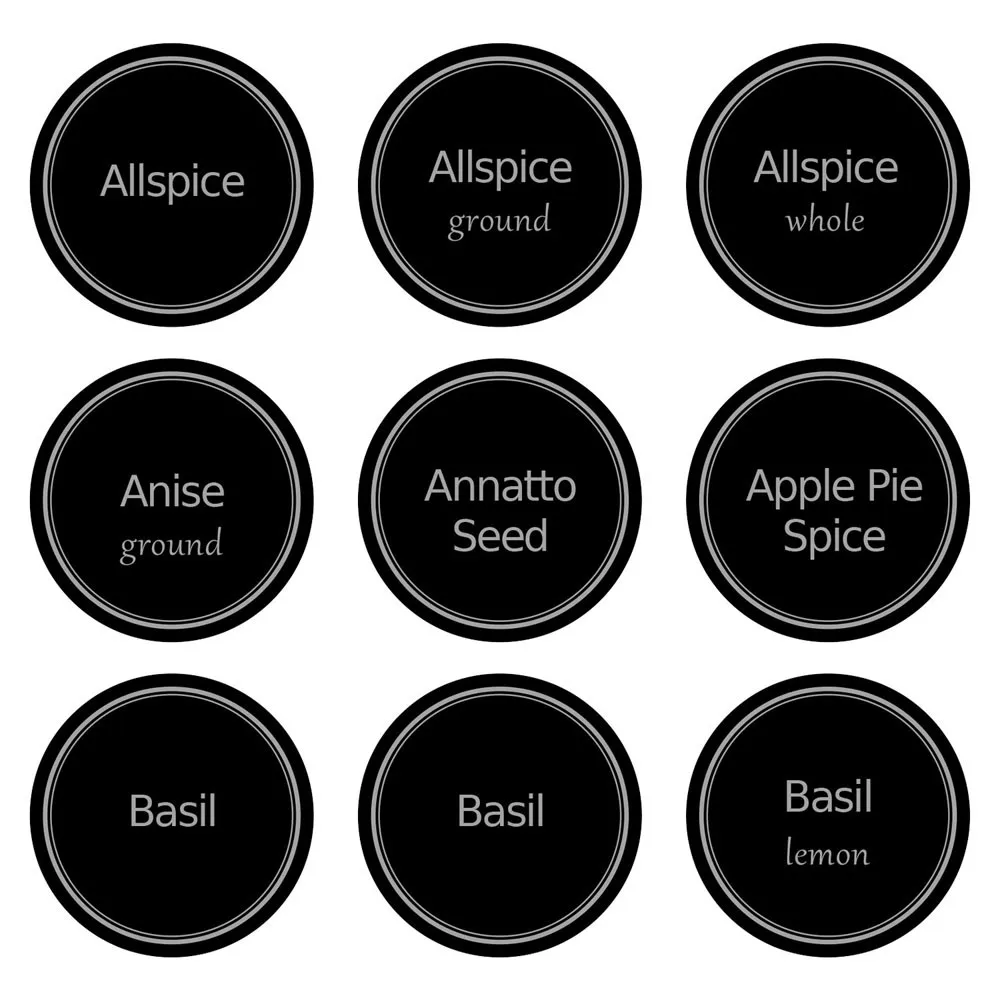 320 + многоразовые доске для кладовой банки с закручивающейся крышкой печатных