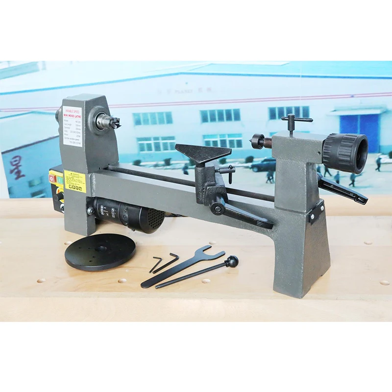 

MC0812V мини токарный станок для деревообработки MC0812V ручка для обучения токарный станок Рабочий стол чугунный материал деревообрабатывающий токарный станок 220 В