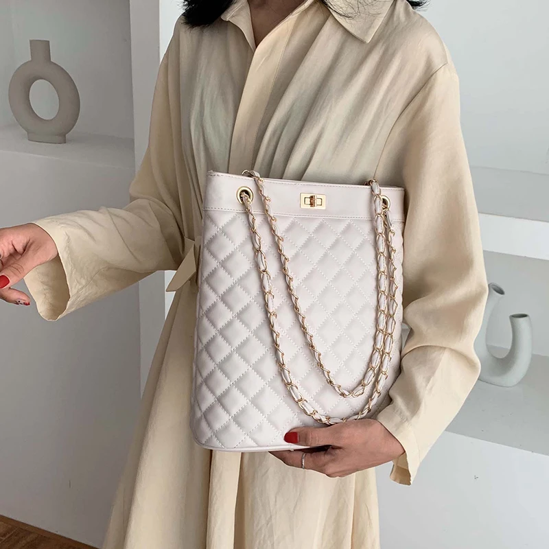 NEW 2019 Bucket Bag for Women New Tide Fashion Casual Tote Chic Big Capacity Shoulder Messenger Portable Solid Handbag | Багаж и сумки