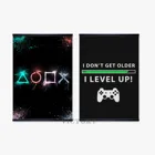 Игровой постер Playstation 5, холст, Художественная печать, геймпад, джойстик, символы, игровая Настенная картина для детской комнаты, картина для геймера, домашний декор