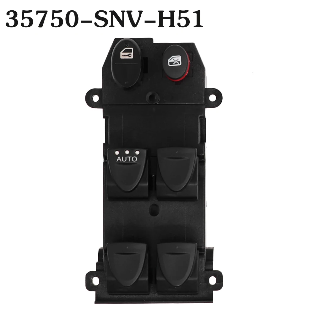 Регулятор стеклоподъемника для Honda Civic 2006 2010 Black 35750 SNV H51 35750SNVH51|Переключатели и