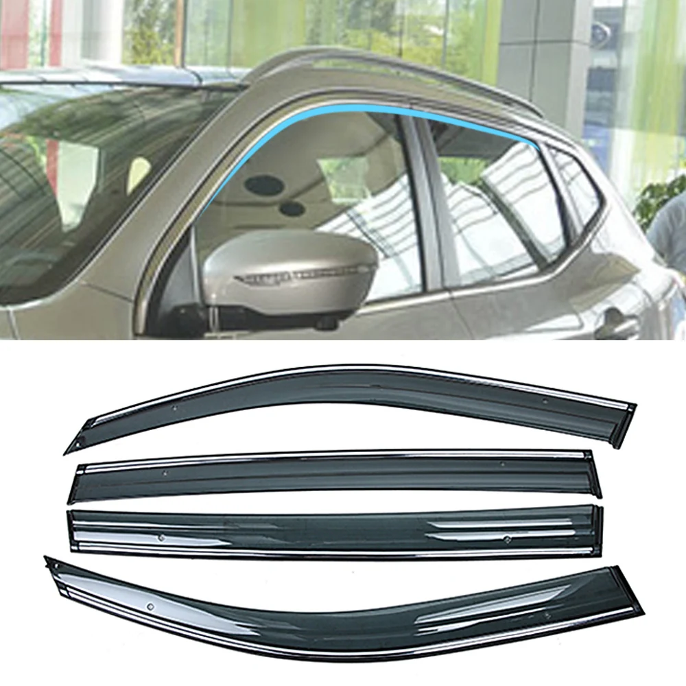 

Для NISSAN Qashqai J11 2013-2019 Автомобильный солнцезащитный козырек от дождя Детский защитный чехол накладка рамка стикер аксессуары