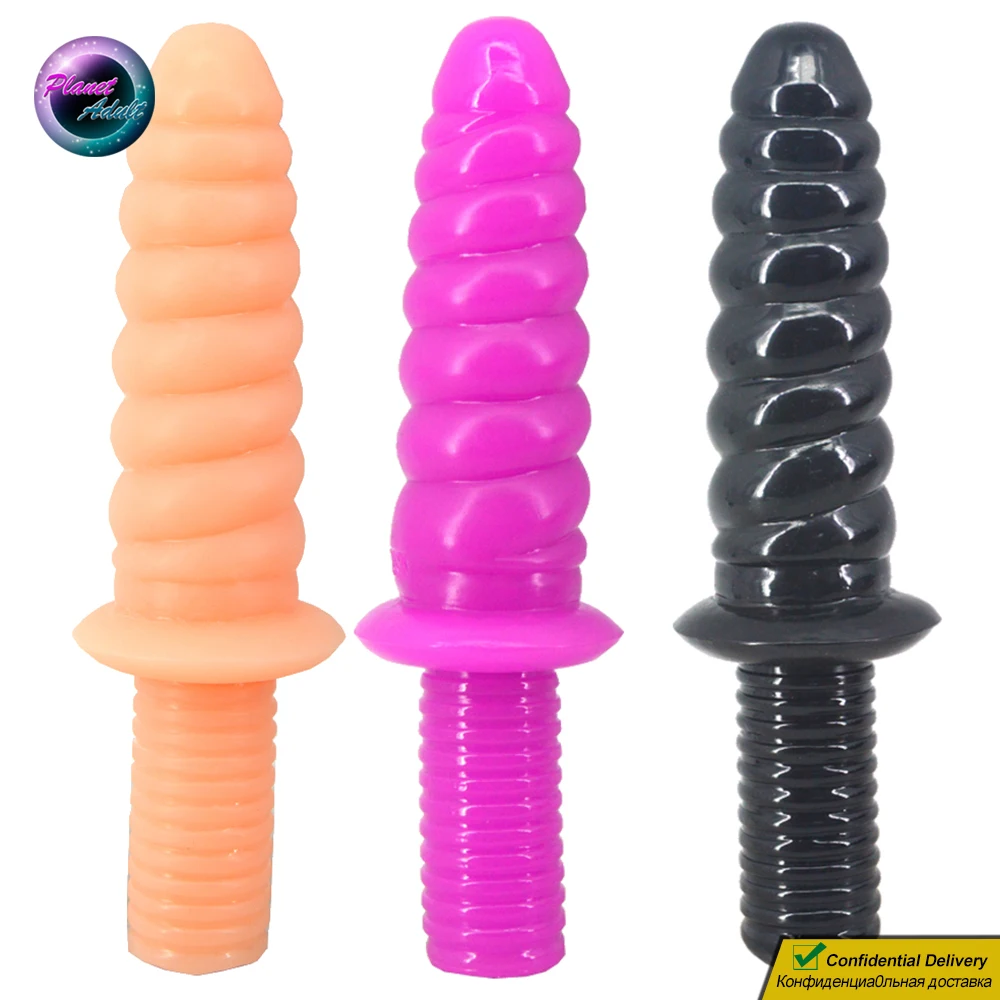 

PVC Conch Sword Dildo Anal Plug Masturbator Female Pussy Vagina Sexual Massager Trainer Sex Toys for Women Lesbian Gay Men BDSM