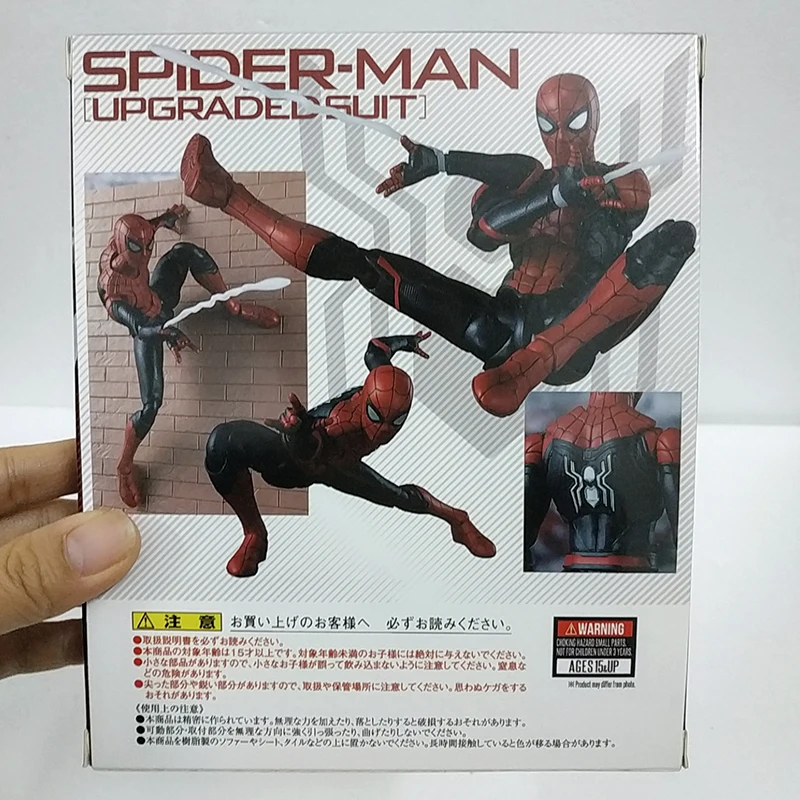 15 см SHF паук далеко от дома обновленный костюм PS4 игра обслуживание SpiderAction фигурка