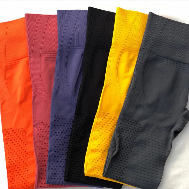 Спортивные Леггинсы с высокой талией штаны для йоги эластичная одежда фитнеса