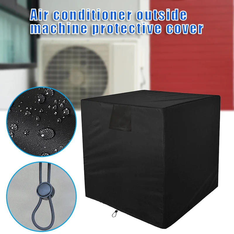 

Portable Square Air Conditioner Cover Multifunctional Foldable Waterproof Dustproof Furniture Protective Cover Кондиционер