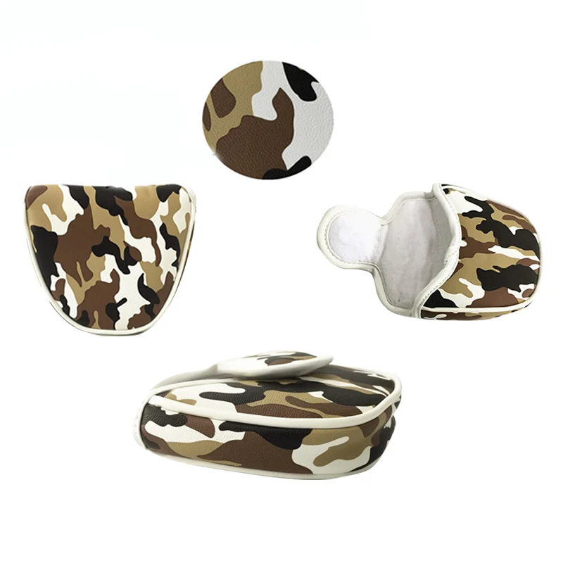 Чехол на голову из искусственной кожи с камуфляжным узором стильные аксессуары