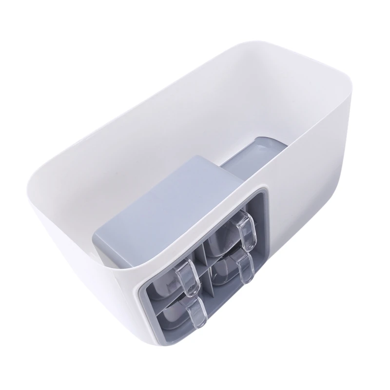 

Countertop Spice Storage Rack(4 Grid)-for Spice Jars,Cutlery Knife Chopping Board Kitchenware Overall Holder