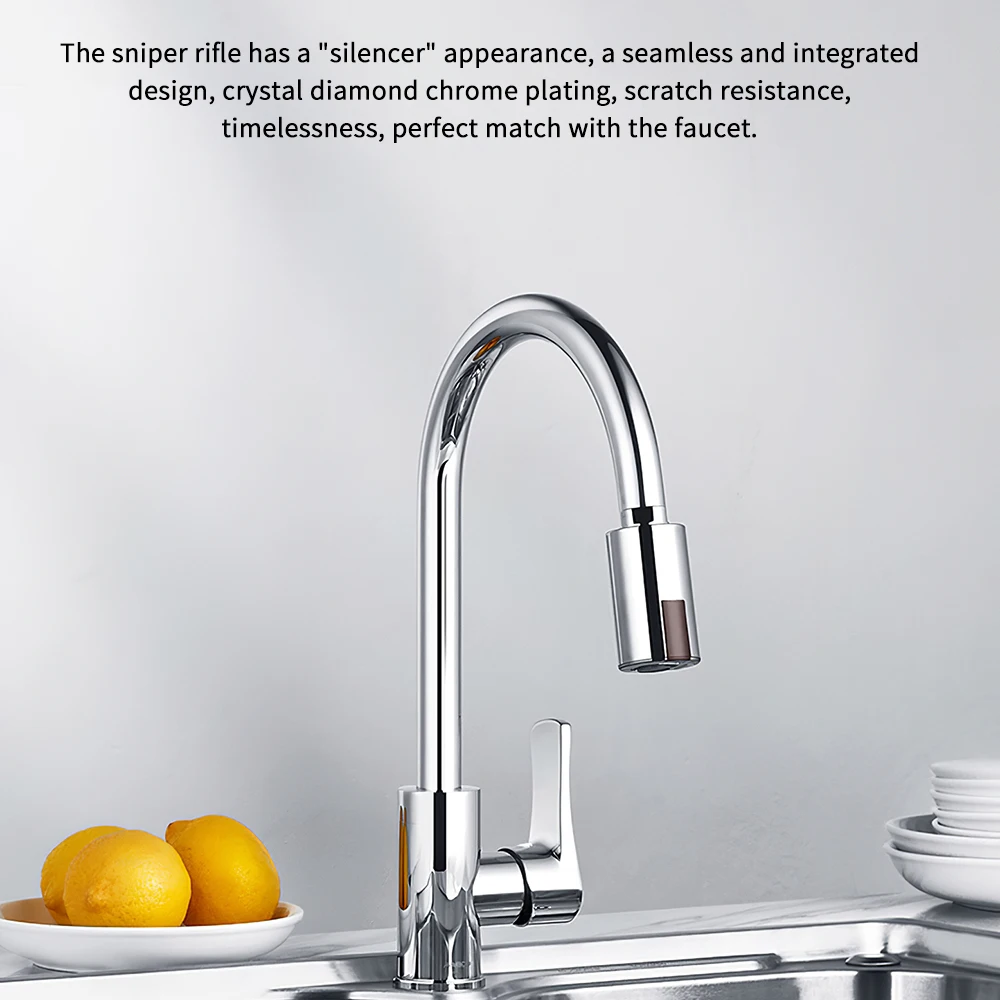 

Smart Touch Bathroom Kitchen Faucet Sensor Water-saving Sprayer Tap Automatic Intelligent Infrared Sensor Sink Mixer Taps