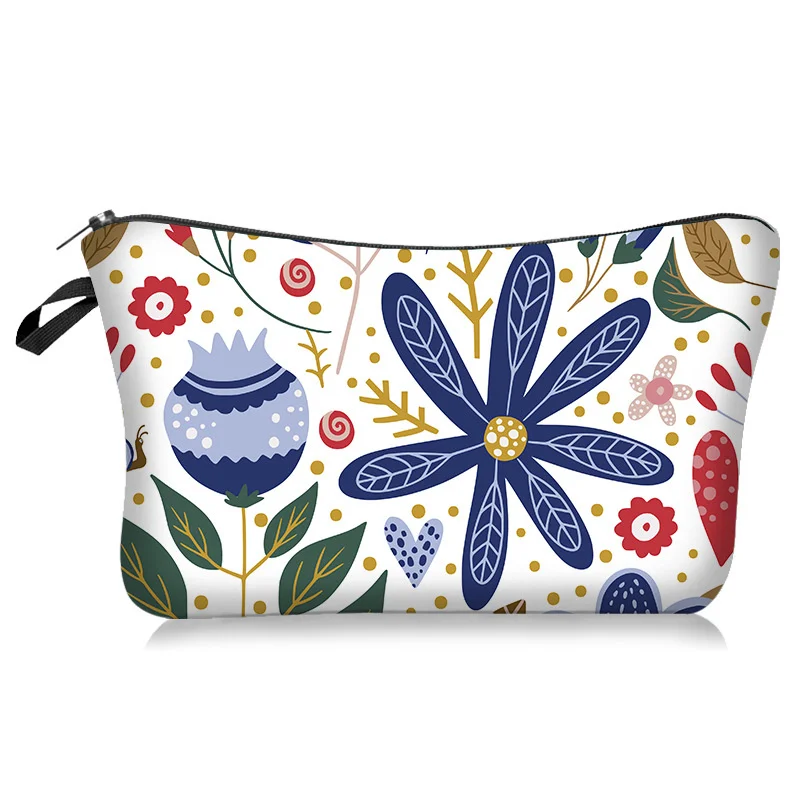 

Travel Storage Bags Women Cosmetic Cases New Dream Flower Series Cosmetic Bag Female Make-up Bags Hand Wash Bag