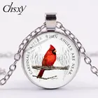 CHSXY, Канада, уникальная красная птица на удачу, подвеска, ожерелье, Кардиналы, когда ангелы находятся недалеко от искусства, искусство, драгоценности, подарки