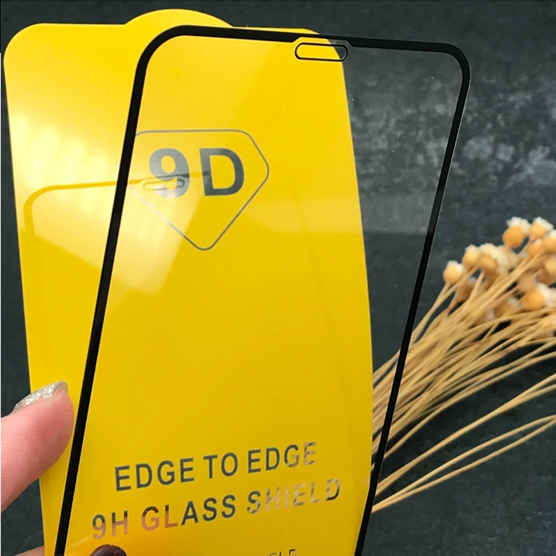 Najtaniej 100 Sztuk Dla IPHONE 14 12 13 MINI11 Pro Max XS XR 78 Plus 6S SE 2020 9D Pełny Klej Szkło Hartowane Screen Protector B-H