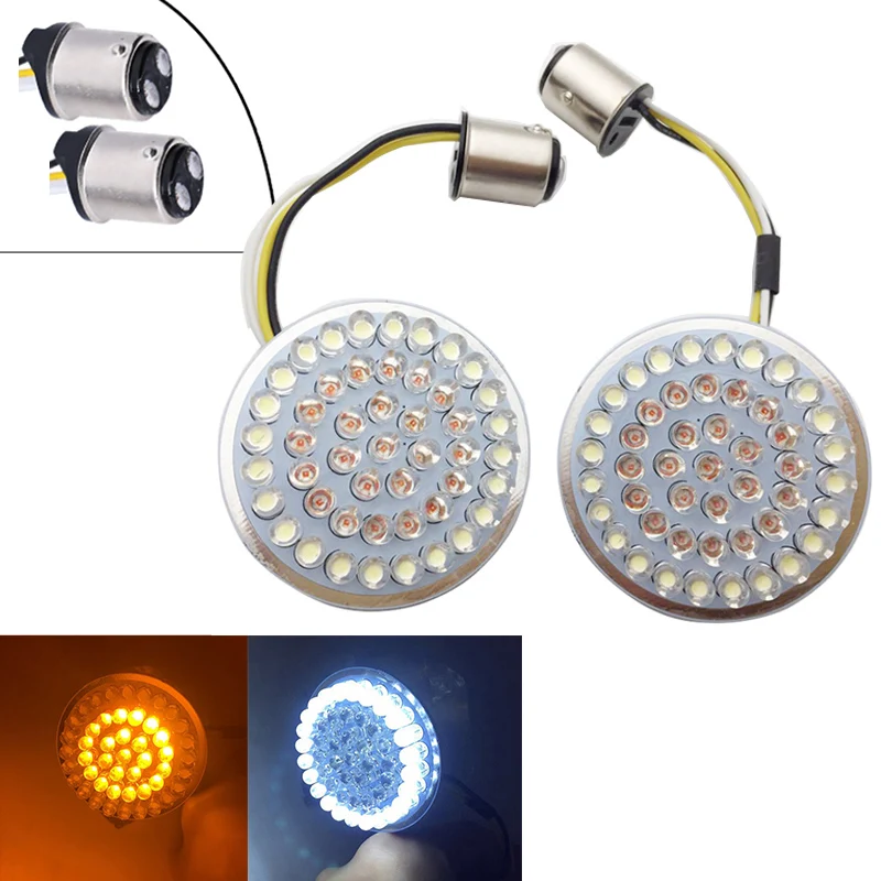 Мотоциклетная передняя светодиодный поворотник подставки в форме пули стиль для