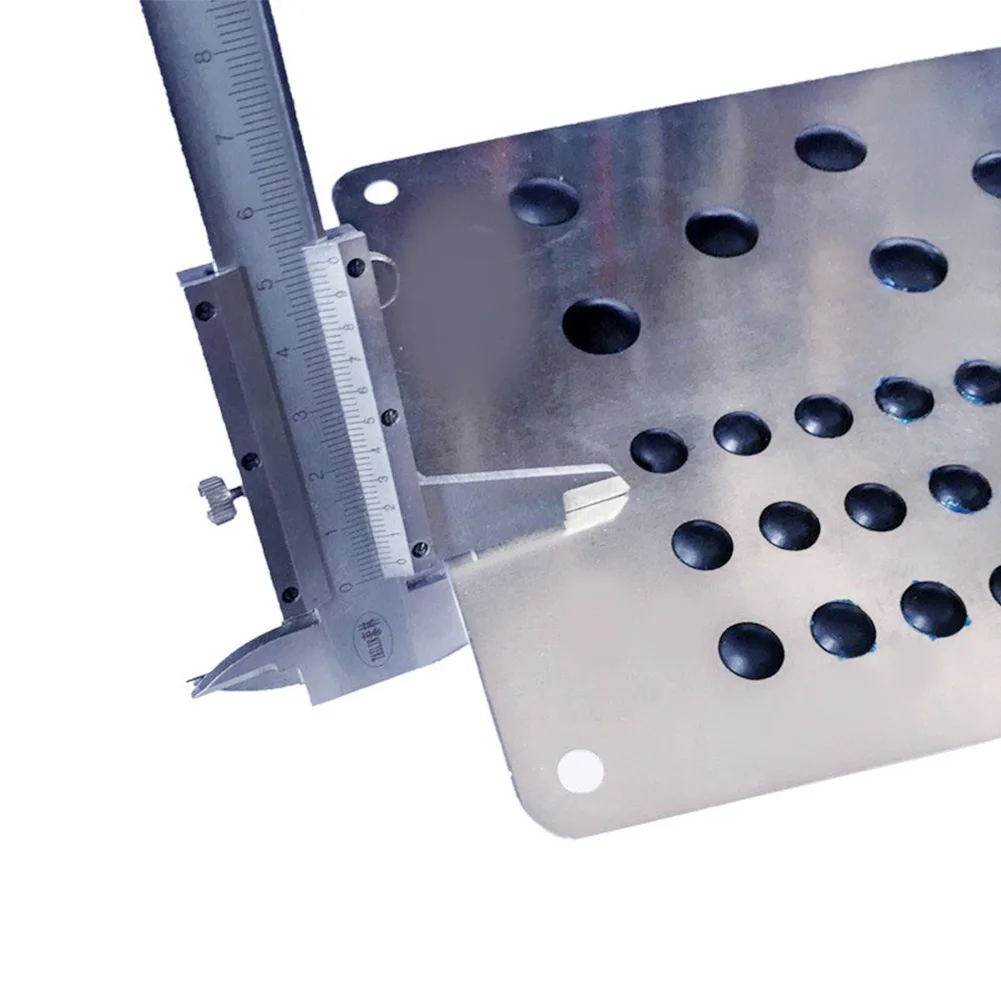 1 шт. Универсальный Серебряный Авто Пол коврик ножная пятка накладка